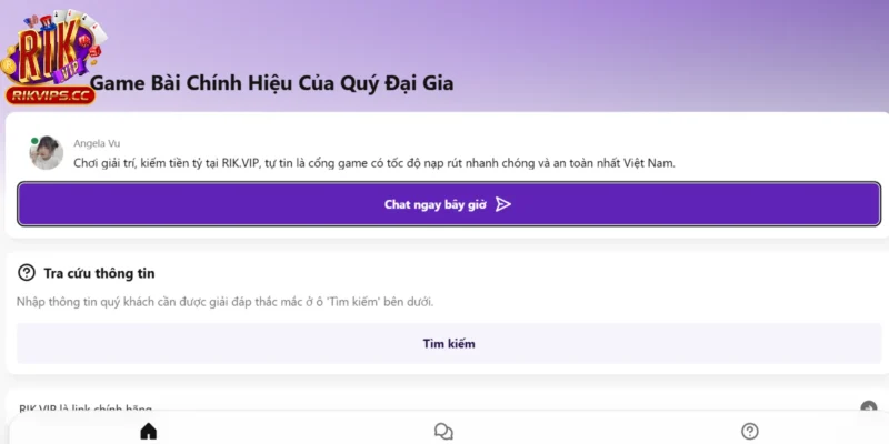 Kênh Livechat được đánh giá là kênh liên lạc thuận tiện hàng đầu tại cổng cược